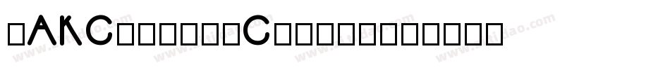 [AKCookiesChocol字体转换